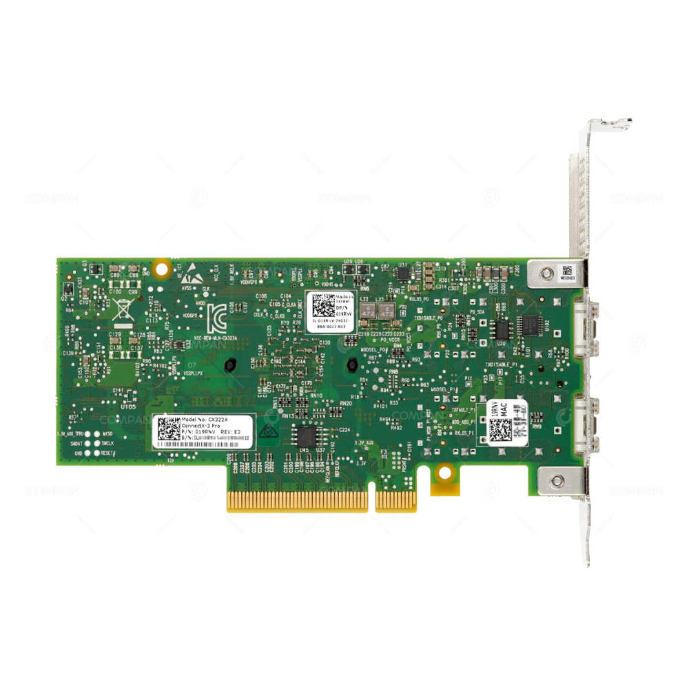 19RNV DELL MELANOX CX322A 10GB DUAL PORT CONNECTX-3 PRO PCIE ADAPTER